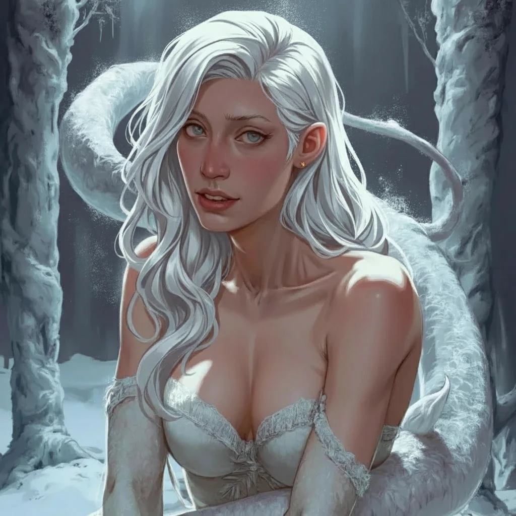 Human female character portrait